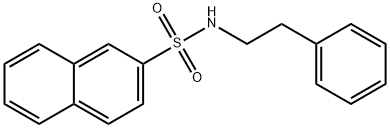 N-(2-phenylethyl)naphthalene-2-sulfonamide Struktur