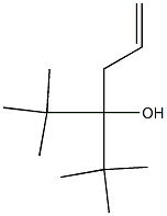 5-Hexen-3-ol, 3-(1,1-dimethylethyl)-2,2-dimethyl- Struktur