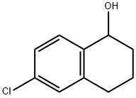 1-NAPHTHALENOL, 6-CHLORO-1,2,3,4-TETRAHYDRO- Struktur