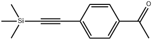 Ethanone, 1-[4-[(trimethylsilyl)ethynyl]phenyl]- Struktur