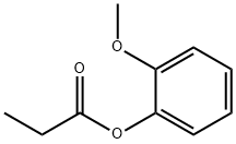 (2-methoxyphenyl) propanoate Struktur