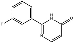 2-(3-FLUOROPHENYL)-4-HYDROXY-PYRIMIDINE Struktur