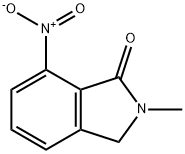 2-Methyl-7-nitro-2,3-dihydro-isoindol-1-one Struktur