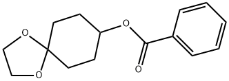 1,4-Dioxaspiro[4.5]decan-8-yl benzoate Struktur