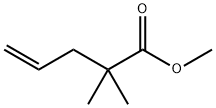 4-Pentenoic acid, 2,2-dimethyl-, methyl ester Struktur