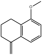 5-methoxy-1-methylene-1,2,3,4-tetrahydronaphthalene Struktur