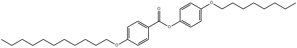 4-(octyloxy)phenyl 4-(undecyloxy)benzoate Struktur