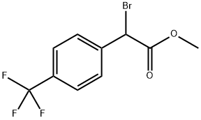 methyl 2-bromo-2-[4-(trifluoromethyl)phenyl]acetate Struktur