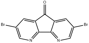 2,7-Dibromo-4,5-Diazafluoren-9-one Struktur