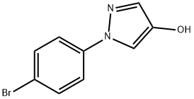 1-(4-Bromo-phenyl)-1H-pyrazol-4-ol Struktur