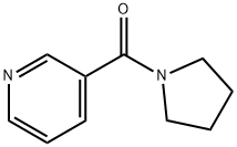 3-(1-pyrrolidinylcarbonyl)pyridine Struktur