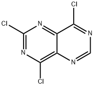 2,4,8-trichloropyrimido[5,4-d]pyrimidine Struktur