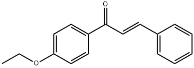 (2E)-1-(4-ethoxyphenyl)-3-phenylprop-2-en-1-one Struktur