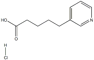 3-Pyridinepentanoic acid, hydrochloride Struktur