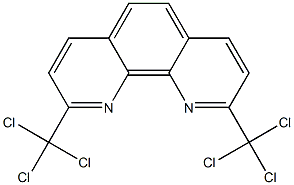 1,10-Phenanthroline, 2,9-bis(trichloromethyl)- Struktur