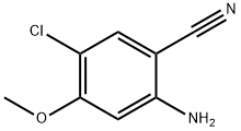 2-amino-5-chloro-4-methoxybenzonitrile Struktur