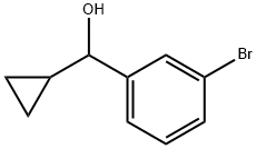 Cyclopropyl (3-bromophenyl)methanol Struktur