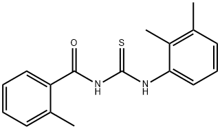 N-{[(2,3-dimethylphenyl)amino]carbonothioyl}-2-methylbenzamide Struktur