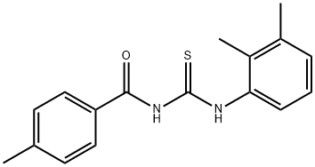 N-{[(2,3-dimethylphenyl)amino]carbonothioyl}-4-methylbenzamide Struktur