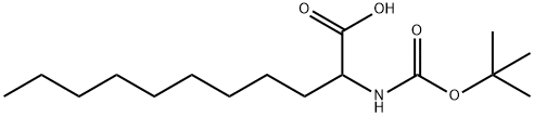 Boc-2-aminoUndecanoic acid Struktur