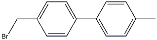 1,1'-Biphenyl, 4-(bromomethyl)-4'-methyl- Struktur