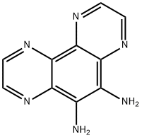 Pyrazino[2,3-f]quinoxaline-5,6-diamine Struktur