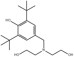 Phenol, 4-[[bis(2-hydroxyethyl)amino]methyl]-2,6-bis(1,1-dimethylethyl)- Struktur