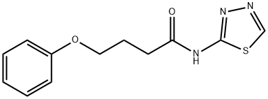 4-phenoxy-N-(1,3,4-thiadiazol-2-yl)butanamide Struktur