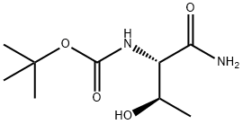 TERT-BUTYL ((2S,3R)-1-AMINO-3-HYDROXY-1-OXOBUTAN-2-YL)CARBAMATE Struktur