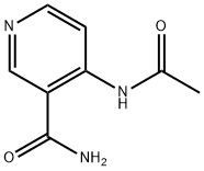 4-ACETAMIDOPYRIDINE-3-CARBOXAMIDE Struktur