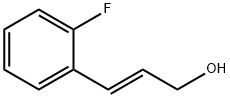 2-Propen-1-ol, 3-(2-fluorophenyl)-, (2E)- Struktur