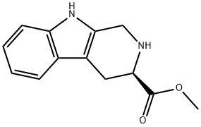 (R)-METHYL 2,3,4,9-TETRAHYDRO-1H-PYRIDO[3,4-B]INDOLE-3-CARBOXYLATE HCL Struktur