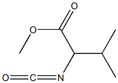 methyl 2-isocyanato-3-methylbutanoate Struktur