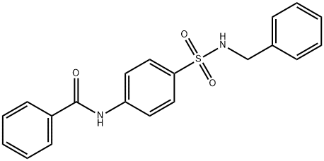 N-[4-(benzylsulfamoyl)phenyl]benzamide Struktur