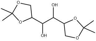 1,2-bis(2,2-dimethyl-1,3-dioxolan-4-yl)ethane-1,2-diol Struktur