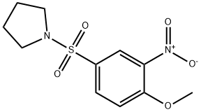 1-[(4-methoxy-3-nitrophenyl)sulfonyl]pyrrolidine