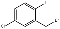 2-(bromomethyl)-4-chloro-1-iodobenzene Struktur