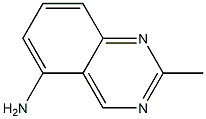 5-Quinazolinamine, 2-methyl- Struktur