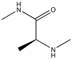 (2S)-N-methyl-2-(methylamino)propanamide Struktur