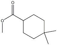 Cyclohexanecarboxylic acid, 4,4-dimethyl-, methyl ester Struktur