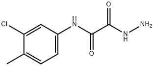 N-(3-chloro-4-methylphenyl)-1-(hydrazinecarbonyl)formamide Struktur