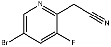 2-(5-BROMO-3-FLUOROPYRIDIN-2-YL)ACETONITRILE Struktur