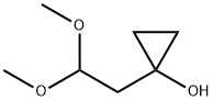 Cyclopropanol, 1-(2,2-dimethoxyethyl)- Struktur