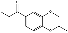 1-(4-ETHOXY-3-METHOXYPHENYL)PROPAN-1-ONE Struktur