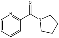 Pyrrolidine, 1-(2-pyridinylcarbonyl)- Struktur