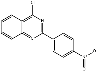 4-chloro-2-(4-nitrophenyl)quinazoline Struktur