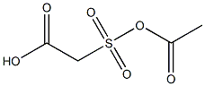 Acetic acid, [(acetyloxy)sulfonyl]- Struktur