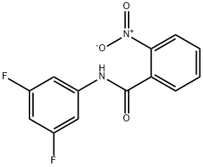 N-(3,5-difluorophenyl)-2-nitrobenzamide Structure