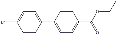 4'-BROMO-BIPHENYL-4-CARBOXYLIC ACID ETHYL ESTER Struktur