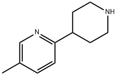 5-methyl-2-(piperidin-4-yl)pyridine Struktur